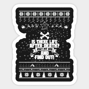 Merry Christmas LIFE DEATH Sticker